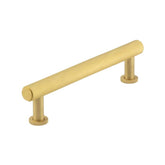 Burlington Piccadilly Knurled Cabinet Handles 128mm  Satin Brass - Burlington Range